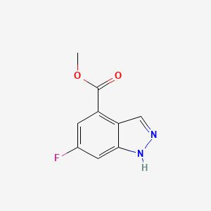 methyl 6-fluoro-1H-indazole-4-carboxylate CAS 697739-05-2