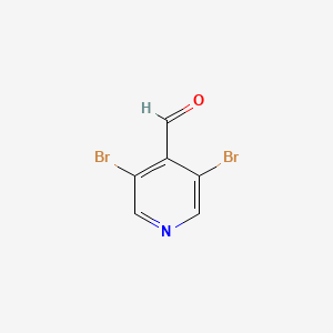 3,5-dibromopyridine-4-carbaldehyde CAS 70201-42-2