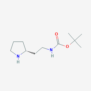 tert-butyl N-[2-[(2R)-pyrrolidin-2-yl]ethyl]carbamate CAS 720000-05-5