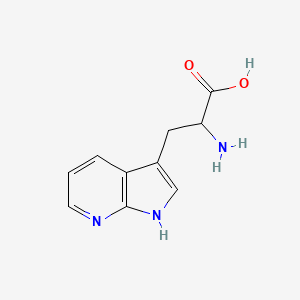 2-amino-3-(1H-pyrrolo[2,3-b]pyridin-3-yl)propanoic acid CAS 7303-50-6