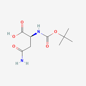 (2S)-4-amino-2-[(2-methylpropan-2-yl)oxycarbonylamino]-4-oxobutanoic acid CAS 7536-55-2