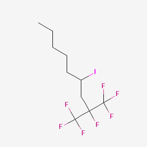 1,1,1,2-tetrafluoro-4-iodo-2-(trifluoromethyl)nonane CAS 756-92-3