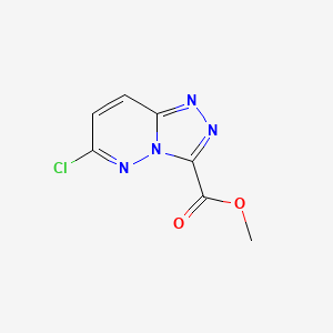 methyl 6-chloro-[1,2,4]triazolo[4,3-b]pyridazine-3-carboxylate CAS 76196-04-8
