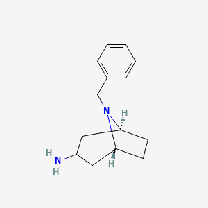 (1R,5S)-8-benzyl-8-azabicyclo[3.2.1]octan-3-amine CAS 76272-36-1