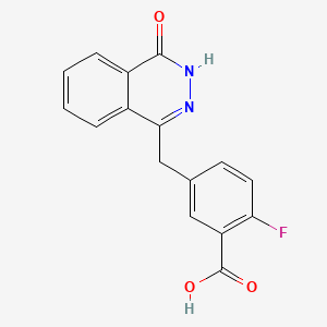 2-fluoro-5-[(4-oxo-3H-phthalazin-1-yl)methyl]benzoic acid CAS 763114-26-7