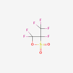 3,4,4-trifluoro-3-(trifluoromethyl)oxathietane 2,2-dioxide CAS 773-15-9