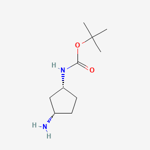 tert-butyl N-[(1R,3S)-3-aminocyclopentyl]carbamate CAS 774212-81-6