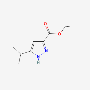 ethyl 5-propan-2-yl-1H-pyrazole-3-carboxylate CAS 78208-72-7