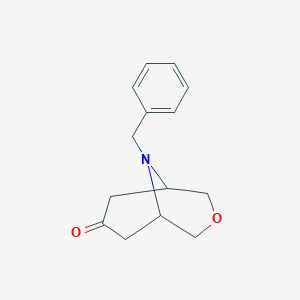 9-benzyl-3-oxa-9-azabicyclo[3.3.1]nonan-7-one CAS 81514-40-1