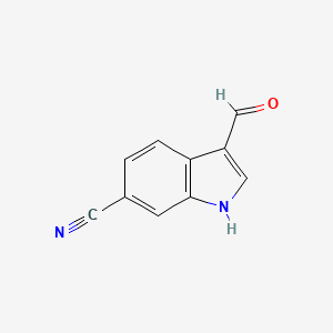 3-formyl-1H-indole-6-carbonitrile CAS 83783-33-9