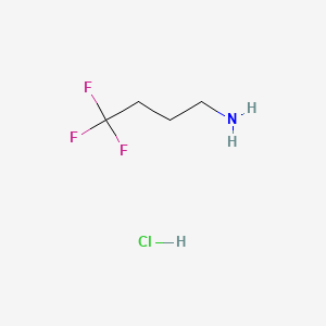 4,4,4-trifluorobutan-1-amine;hydrochloride CAS 84153-82-2