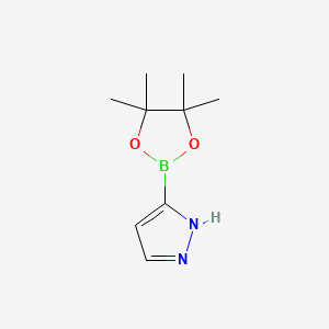 5-(4,4,5,5-tetramethyl-1,3,2-dioxaborolan-2-yl)-1H-pyrazole CAS 844501-71-9