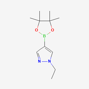 1-ethyl-4-(4,4,5,5-tetramethyl-1,3,2-dioxaborolan-2-yl)pyrazole CAS 847818-70-6