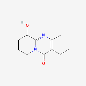3-ethyl-9-hydroxy-2-methyl-6,7,8,9-tetrahydropyrido[1,2-a]pyrimidin-4-one CAS 849903-79-3