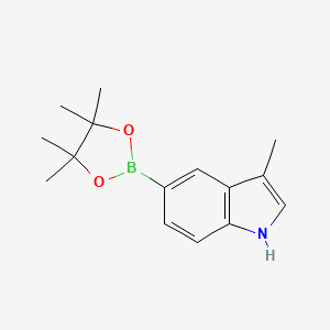 3-methyl-5-(4,4,5,5-tetramethyl-1,3,2-dioxaborolan-2-yl)-1H-indole CAS 851524-90-8