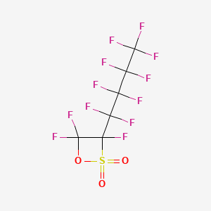 3,4,4-trifluoro-3-(1,1,2,2,3,3,4,4,4-nonafluorobutyl)oxathietane 2,2-dioxide CAS 85211-95-6