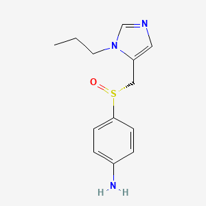 4-[(R)-(3-propylimidazol-4-yl)methylsulfinyl]aniline CAS 854764-37-7