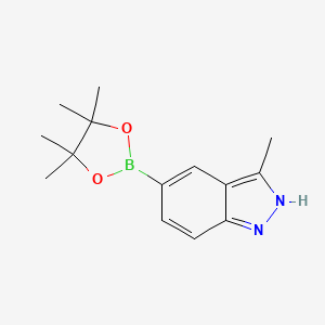 3-methyl-5-(4,4,5,5-tetramethyl-1,3,2-dioxaborolan-2-yl)-2H-indazole CAS 864771-17-5