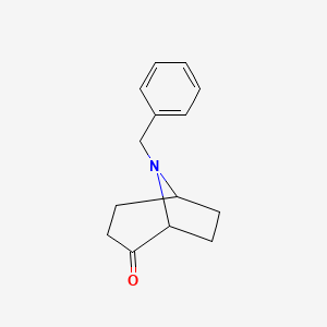8-benzyl-8-azabicyclo[3.2.1]octan-2-one CAS 86580-33-8