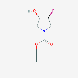 tert-butyl (3S,4S)-3-fluoro-4-hydroxypyrrolidine-1-carboxylate CAS 869481-93-6