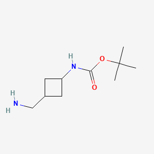 tert-butyl N-[3-(aminomethyl)cyclobutyl]carbamate CAS 871014-28-7