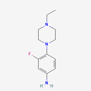 4-(4-ethylpiperazin-1-yl)-3-fluoroaniline CAS 873537-27-0