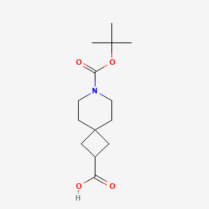 7-[(2-methylpropan-2-yl)oxycarbonyl]-7-azaspiro[3.5]nonane-2-carboxylic acid CAS 873924-12-0