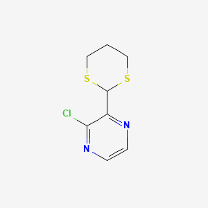 2-chloro-3-(1,3-dithian-2-yl)pyrazine CAS 874114-28-0
