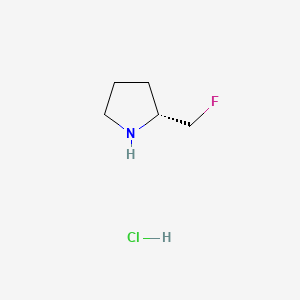 (2R)-2-(fluoromethyl)pyrrolidine;hydrochloride CAS 875553-78-9