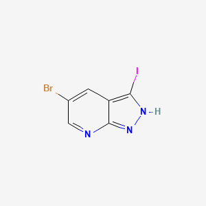 5-bromo-3-iodo-2H-pyrazolo[3,4-b]pyridine CAS 875781-18-3