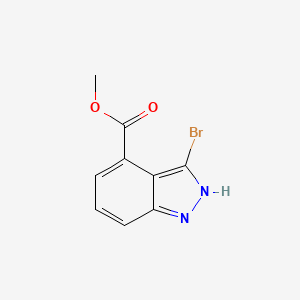 methyl 3-bromo-2H-indazole-4-carboxylate CAS 885271-63-6