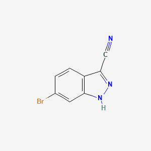 6-bromo-1H-indazole-3-carbonitrile CAS 885278-24-0