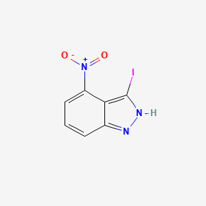 3-iodo-4-nitro-2H-indazole CAS 885521-22-2