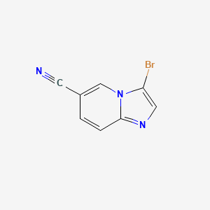 3-bromoimidazo[1,2-a]pyridine-6-carbonitrile CAS 885950-21-0