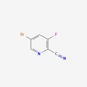 5-bromo-3-fluoropyridine-2-carbonitrile CAS 886373-28-0