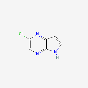 2-chloro-5H-pyrrolo[2,3-b]pyrazine CAS 889447-19-2
