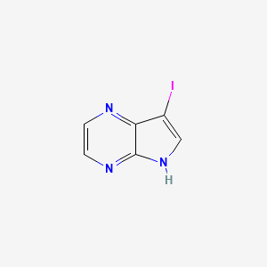 7-iodo-5H-pyrrolo[2,3-b]pyrazine CAS 889451-26-7
