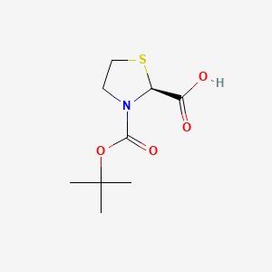 (2S)-3-[(2-methylpropan-2-yl)oxycarbonyl]-1,3-thiazolidine-2-carboxylic acid CAS 891192-95-3