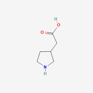 2-pyrrolidin-3-ylacetic acid CAS 89203-64-5