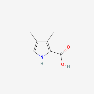 3,4-dimethyl-1H-pyrrole-2-carboxylic acid CAS 89776-55-6
