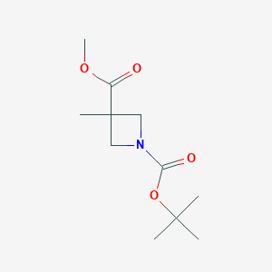 1-O-tert-butyl 3-O-methyl 3-methylazetidine-1,3-dicarboxylate CAS 898228-37-0