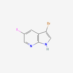 3-bromo-5-iodo-1H-pyrrolo[2,3-b]pyridine CAS 900514-06-9
