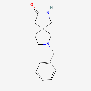 2-benzyl-2,7-diazaspiro[4.4]nonan-8-one CAS 909723-04-2