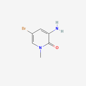 3-amino-5-bromo-1-methylpyridin-2-one CAS 910543-72-5