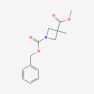1-O-benzyl 3-O-methyl 3-methylazetidine-1,3-dicarboxylate CAS 912444-78-1
