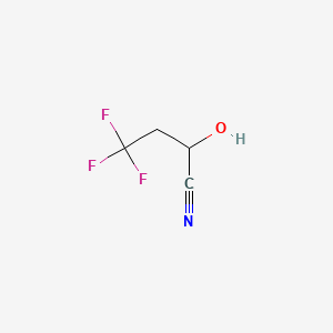 4,4,4-trifluoro-2-hydroxybutanenitrile CAS 912578-73-5
