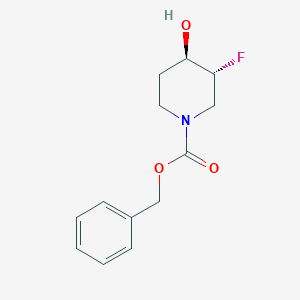 benzyl (3R,4R)-3-fluoro-4-hydroxypiperidine-1-carboxylate CAS 913574-96-6