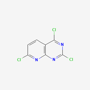 2,4,7-trichloropyrido[2,3-d]pyrimidine CAS 938443-20-0