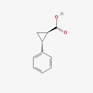 trans-(1R,2R)-2-phenylcyclopropane-1-carboxylic acid CAS 939-90-2