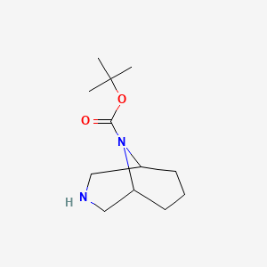 tert-butyl 3,9-diazabicyclo[3.3.1]nonane-9-carboxylate CAS 941295-31-4